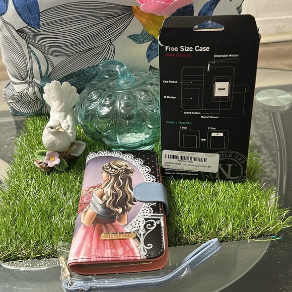 Nicole Lee Blue and Pink Phone Case Stylish Accessory - Picture 7 of 8